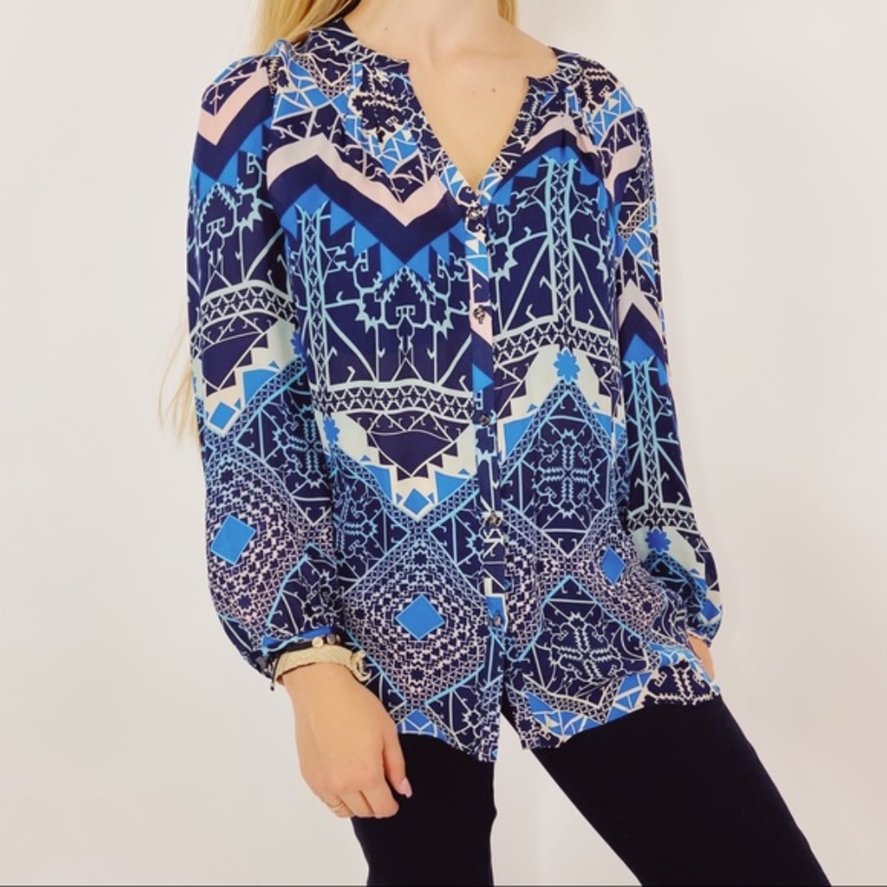 Anthro Leifsdottir Jerez Silk Top